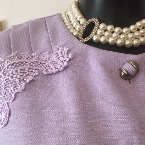 Pablo Collection Dresses & Skirts - Pablo Collection Lavender Skirt Suit